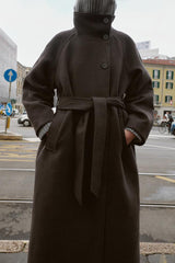 Isla Wool Belted Coat