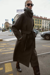 Isla Wool Belted Coat