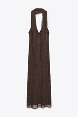 Mara Brown Polka Maxi