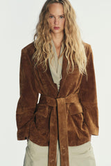 Elara Suede Blazer