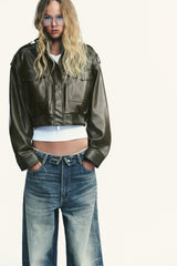 Oslo Faux Leather Jacket