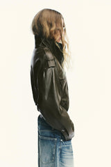 Oslo Faux Leather Jacket