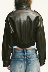 Oslo Faux Leather Jacket