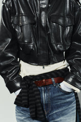 Oslo Faux Leather Jacket