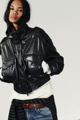 Oslo Faux Leather Jacket