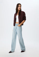 Elsa straight-fit rhinestone jeans