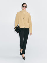 Mila Wool Turtleneck Cardigan