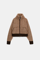 Mara Check Knit Jacket