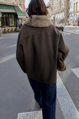 Kaia Wool Fur Coat