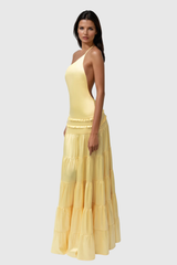 Lysandra One Shoulder Backless Maxi Dress