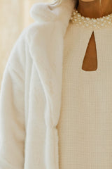 Elara Plush Faux Coat