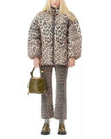 Kiera Leopard Puffer Down Jacket