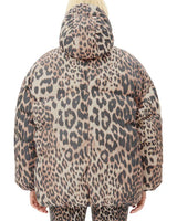 Kiera Leopard Puffer Down Jacket