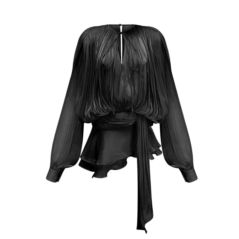 Eugénie ruffled mini dress