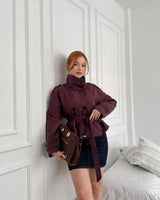 Mara Belted Cropped Trench