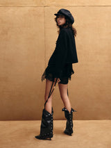 Droptop Convertible Kitten Heel Boots