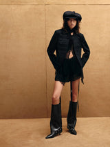 Droptop Convertible Kitten Heel Boots