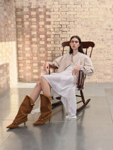 Droptop Convertible Kitten Heel Boots