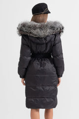 Isabelle Fur-Trim Puffer Coat