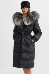 Isabelle Fur-Trim Puffer Coat