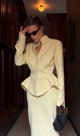 Elaine Peplum Skirt Set