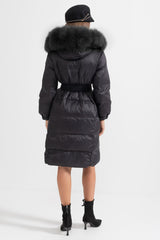 Isabelle Fur-Trim Puffer Coat