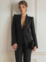 Vivienne Sequin Tailored Blazer