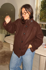 Margot Navy Wool Coat