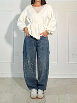 Aurelia Glitter Denim Jeans