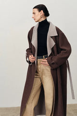 Kaye Wool Wrap Coat