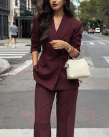 Ava Tailored Suit Set