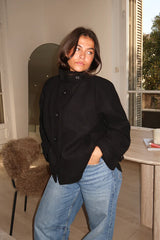 Margot Navy Wool Coat