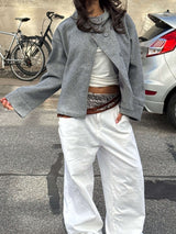 Clea Wool Cropped Jacket