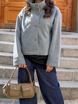 Clea Wool Cropped Jacket