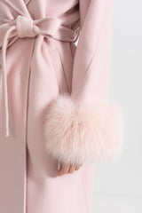 Elodie Embellished Cashmere Coat