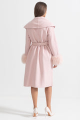 Elodie Embellished Cashmere Coat