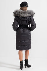 Isabelle Fur-Trim Puffer Coat