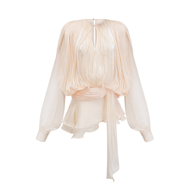 Eugénie ruffled mini dress