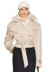 Tilly Oversized Cropped Trench