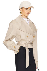 Tilly Oversized Cropped Trench