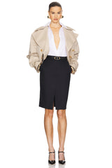 Tilly Oversized Cropped Trench