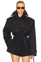 Tilly Oversized Cropped Trench