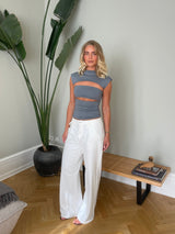 Wilma Cutout Ribbed Top