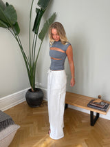 Wilma Cutout Ribbed Top