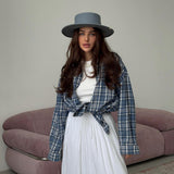 Chloe Oversized Plaid Shirt