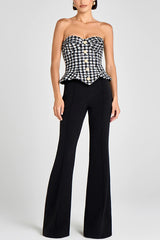 Clara Check Boucle Top