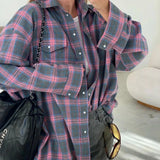 Chloe Oversized Plaid Shirt