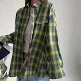 Chloe Oversized Plaid Shirt