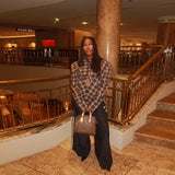 Aubrey Cinched Check Shirt