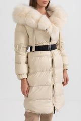 Isabelle Fur-Trim Puffer Coat